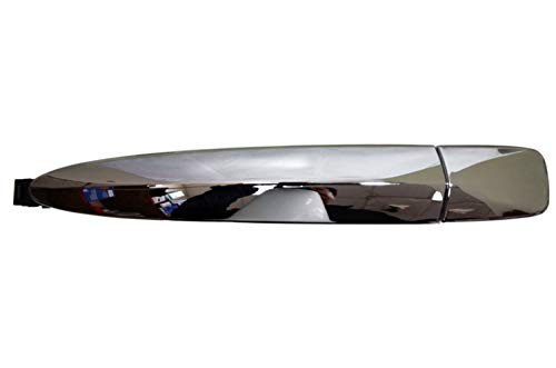 PT Auto Warehouse NI-3909M-RLK - Exterior Outer Outside Door Handle  Chrome - Rear Left Driver Side
