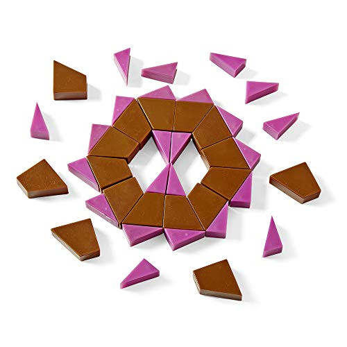 hand2mind ETA Plastic 1-cm Pattern Blocks Fraction Expansion Set