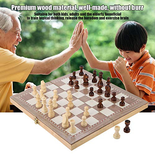 RBSD Folding Portable Tabletop Game  Chess Toy  Kids The Elderly Travel for Adults