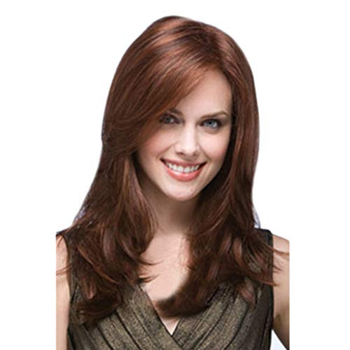 Iusun Wigs 19.6   Women s Full Front Long Wave Natural Brown Heat Resistant Synthetic Wigs Long Curly Full Hair Cosplay Costume Wigs Daily Party Anime Hair Wig High Temperature Fiber  Brown Iusun Wigs 19.6   Women s Full Front Long Wave Natural Brown Heat Resistant Synthetic Wigs Long Curly Full Hair Cosplay Costume Wigs Daily Party Anime Hair Wig High Temperature Fiber  Brown