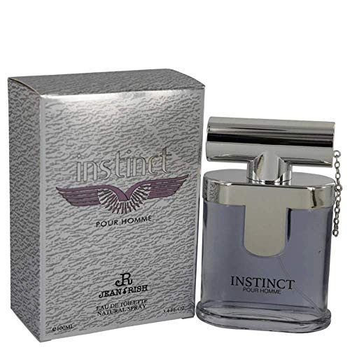 Instinct Pour Homme by Jean Rish Eau De Toilette Spray 3.4 oz   100 ml  Men