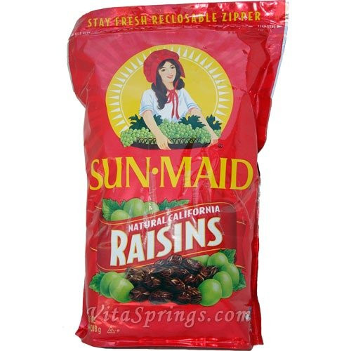 Sun-Maid Natural California Raisins Seedless 36 oz Sun-Maid Natural California Raisins Seedless 36 oz