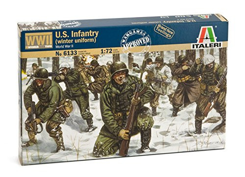 Italeri 510006133 - 1 72 WWII United States Infantry Winter Uniform  Plastic Construction Kit