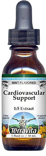 Cardiovascular Support Glycerite Liquid Extract  1 5  - Mint Flavored  1 oz  ZIN  523715