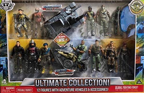 The Corps Ultimate Collection 12 Figures with Adventure Vehicles  and  Accessories