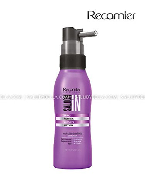 Recamier SalonIn Fortex Women Lotion Leave On Prevents Hair Loss Locion Leave In Previene Caida Cabello 1.6 Ounces-55 Mililiter Recamier SalonIn Fortex Women Lotion Leave On Prevents Hair Loss Locion Leave In Previene Caida Cabello 1.6 Ounces-55 Mililiter