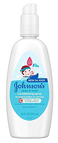 Johnsons Kids Clean  and  Fresh Conditioning Spray 10 Ounce  295ml   Pack of 2