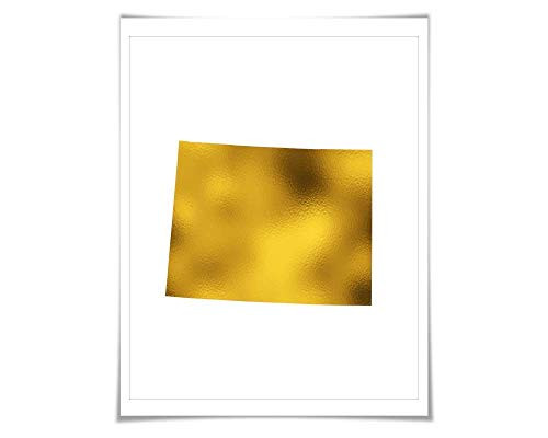 Wyoming State Map Gold Foil Art Print. 7 Foil Colours 3 Sizes. Travel Poster. USA Map Wall Art Wyoming State Map Gold Foil Art Print. 7 Foil Colours 3 Sizes. Travel Poster. USA Map Wall Art