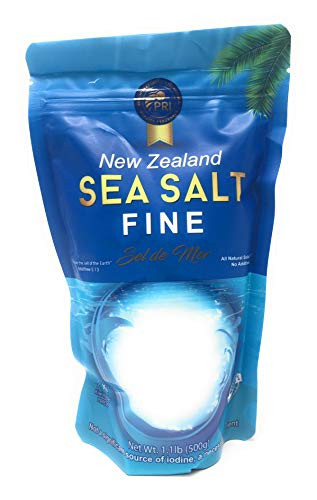 Pacific Salt  Sea Salt New Zealand Fine  17.6 Ounce