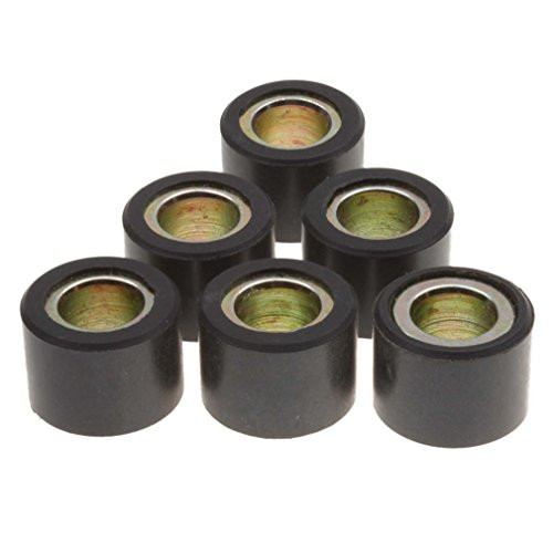 GOOFIT Driving Wheel Roller Weight Set for Honda Helix CN250 Elite CH250 Baja Roketa Hammerhead Water-cooled 250cc ATV Go Kart Scooter