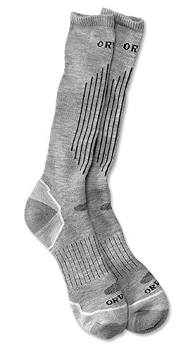 Orvis Men s Wader Socks - Midweight  one pair light grey Medium