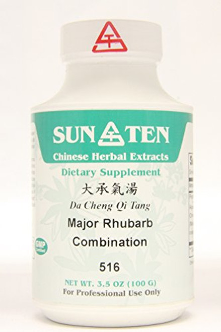 SUN TEN - MAJOR RHUBARB COMBINATION Da Cheng Qi Tang Concentrated Granules 100g 516 by Baicao