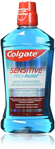 Colgate Sensitive Pro Relief Mouthwash Pro Argin Alcohol Free - Effective  and  Lasting Pain Relief  1000ml   33.8 fl oz