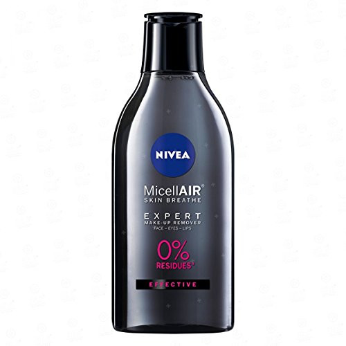 NIVEA MicellAIR Expert make-up cleansing water for face  eyes and lips which removes long-lasting make-up 400ml   13.5 oz
