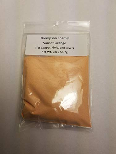 Sunset Orange Enamel for Copper  Gold and Silver - 2oz 56.7g
