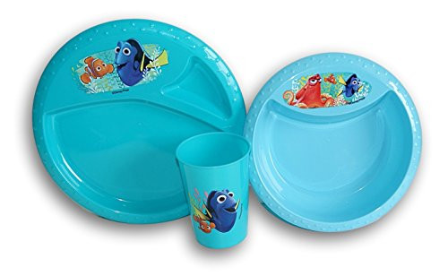 Disney Finding Dory 3 piece Meal Time Dining Set