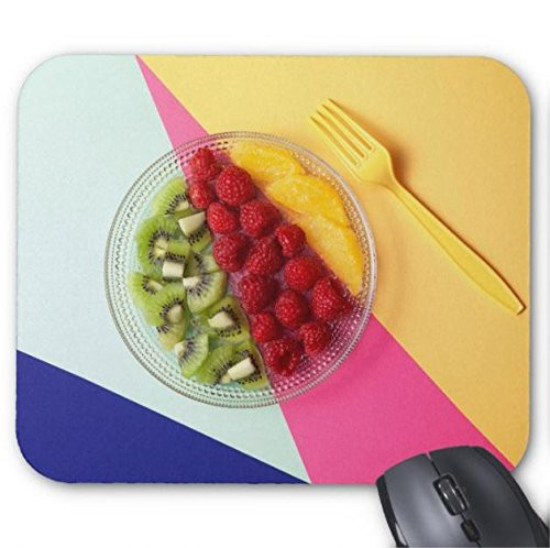 Colorful Fruit Block Mouse Pad 11.8 X 9.8 in