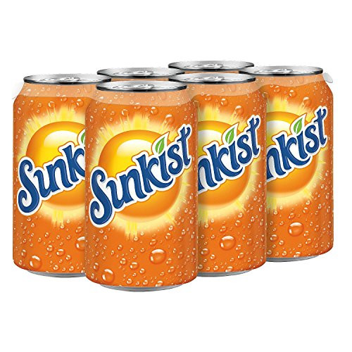 Sunkist Orange Soda  12 Fl Oz  Pack of 24