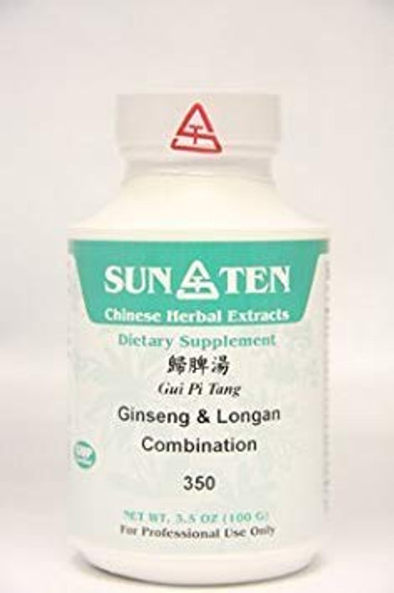 Sun Ten - Ginseng and Longan Combination GUI Pi Tang Concentrated Granules 100g 350 by Baicao Sun Ten - Ginseng and Longan Combination GUI Pi Tang Concentrated Granules 100g 350 by Baicao