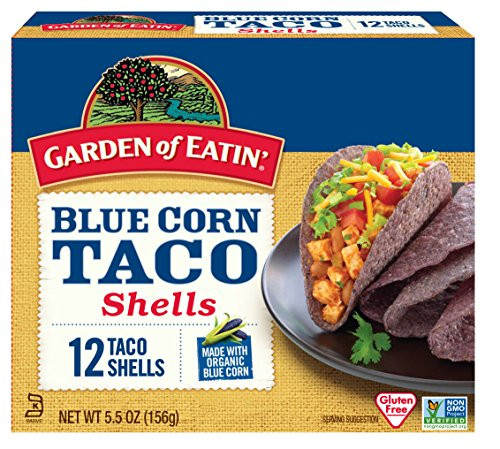 Garden of Eatin Taco Shells Blue Corn 12 Count Pack of 12 Garden of Eatin Taco Shells Blue Corn 12 Count Pack of 12