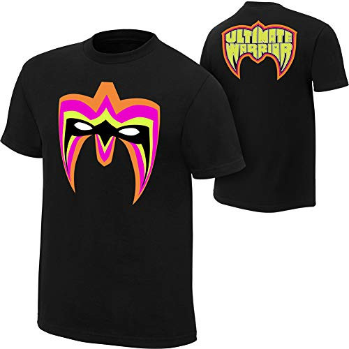 WWE Authentic Wear Ultimate Warrior Parts Unknown Black T-Shirt Small