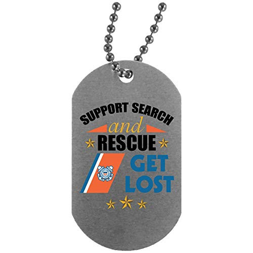 Morgan Schai Coast Guard Support Search and Rescue Get Lost Silver Dog Tag