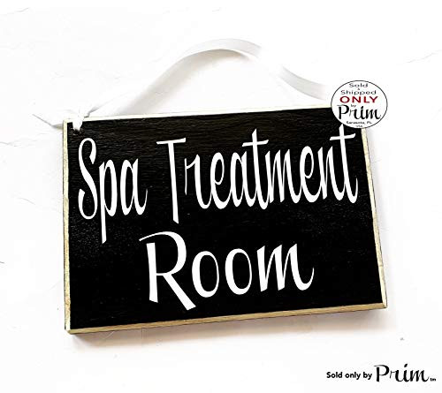 8x6 Spa Treatment Room Handmade Wood Sign   Business Office Relaxation Massage Facial Shhh Quiet Please Clinic Soft Voices Door Plaque