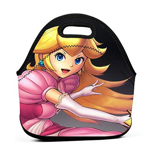 Peach  Ultimate  Lunch Bag Neoprene Portable Insulated Reusable Leakproof Lunch Box Tote For Work Outdoor Travel Picnic