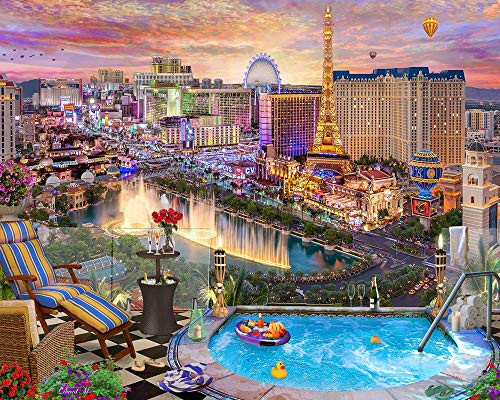 NCK Las Vegas Twilight Jigsaw Puzzle 300 Piece
