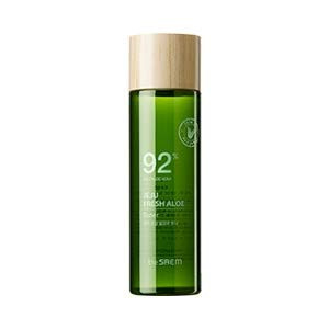the SAEM  Jeju Fresh Aloe Toner 155ml  5.24 fl.oz  92 percent Premium Organic Aloe Vera  Refreshing Water Formula Toner  Brighten  Soothe  and  Hydrate Sensitive  Dry  Sun-damaged Skin