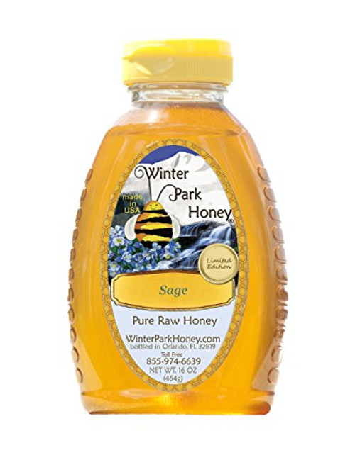 Raw Sage Honey 16oz Pure Natural Honey Raw Sage Honey 16oz Pure Natural Honey