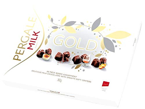 Pergale 48 Piece Boxed Assortment - Delicious Milk Chocolates With Smooth Soft Centers - 382g