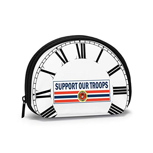 Marine Support Our Troops Vinyl Transfer Sturdy And Durable Shell Storage Bag