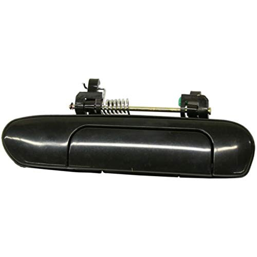 For Nissan Altima Exterior Door Handle Front Or Rear  Driver Side Smooth Black  1998-2001    Without Key Hole  Trim All Submodels