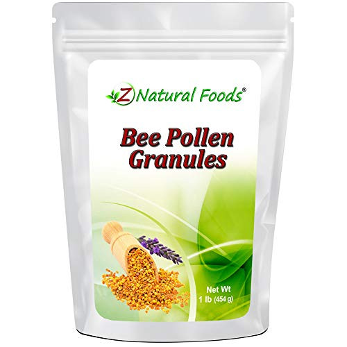 Bee Pollen Granules - Harvested in USA - 100 percent Pure and Unprocessed - All Natural Health Superfood Supplement - Raw Gluten Free Non GMO - 1 lb Bee Pollen Granules - Harvested in USA - 100 percent Pure and Unprocessed - All Natural Health Superfood Supplement - Raw Gluten Free Non GMO - 1 lb