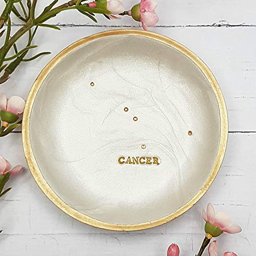 Zodiac Constellation Jewelry Dish for Jewelry  Zodiac Jewelry Dish  Cancer Zodiac Gifts for Women  Leo Zodiac Gifts  Astronomical Jewelry Dish Personalized  Custom  Choose your Dish Colors and Zodiac