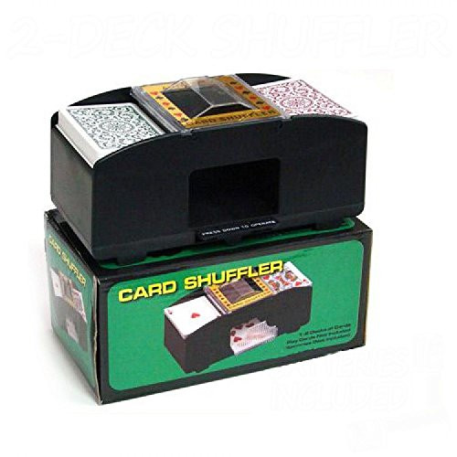 Brybelly Two Deck Card Shuffler with 2 Free Decks of Bicycle Playing Cards