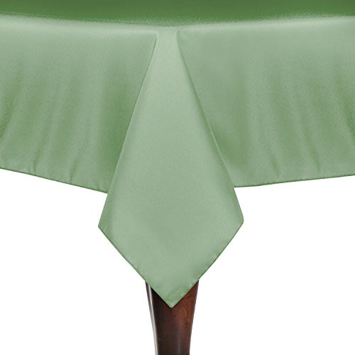 Ultimate Textile 54 x 54-Inch Square Polyester Linen Tablecloth Sage Green