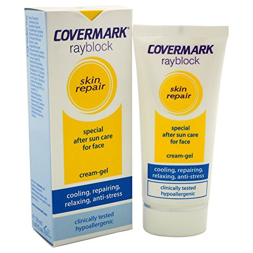 Covermark Ray Block Skin Repair Special After Sun Care Face Cream Gel  1.69 Ounce