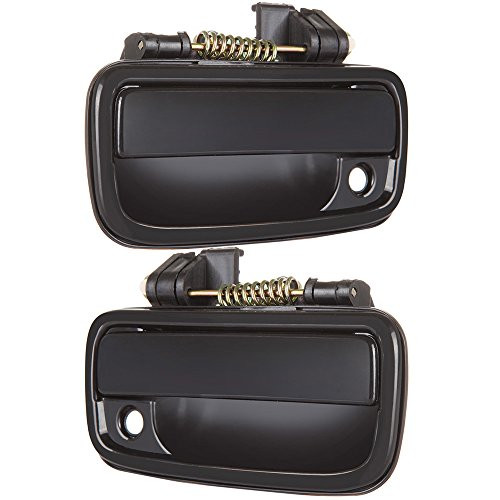 SCITOO 2Pcs Door Handle Black Exterior Front Right Left Side fits for Toyota Tacoma 1995-2004