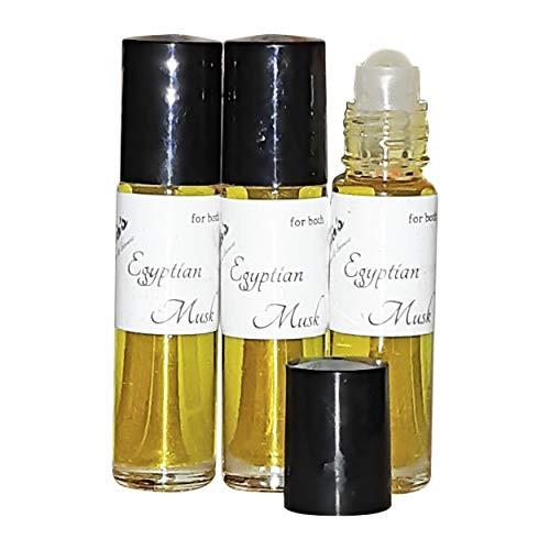 Egyptian Musk Perfume Oil Roll-On - Egyptian Fragrance Oil Roller Perfumes for Women and Men 3 Bottles 10 ml 0.33 fl Oz The Most Popular Musk Fragrance for Over 50 Years. Egyptian Musk Perfume Oil Roll-On - Egyptian Fragrance Oil Roller Perfumes for Women and Men 3 Bottles 10 ml 0.33 fl Oz The Most Popular Musk Fragrance for Over 50 Years.