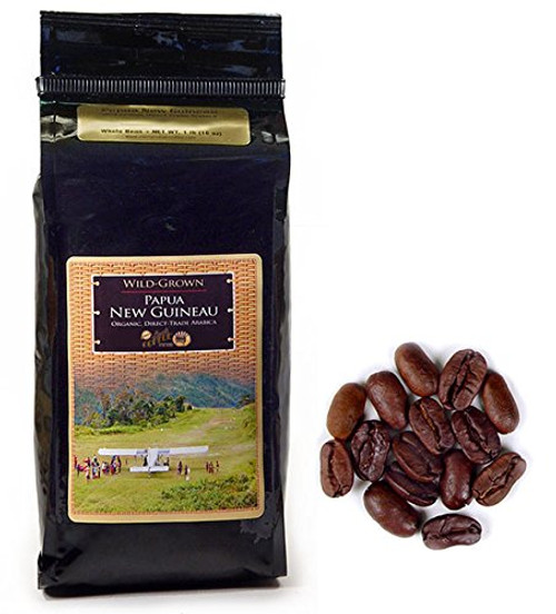 Papua New Guinea Wild-Grown Organic Roasted Coffee  1 LB Medium Roast