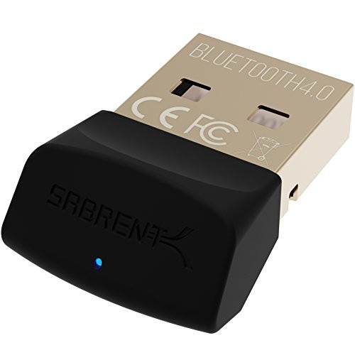Sabrent USB Bluetooth 4.0 Micro Adapter for PC [v4.0 Class 2 with Low Energy Technology] (BT-UB40)