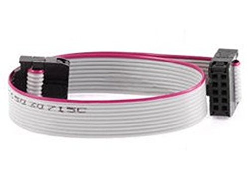 2.54mm Pitch 10 Pins 10 Wires F/F IDC Connector Flat Ribbon Cable 20cm Long 3pcs