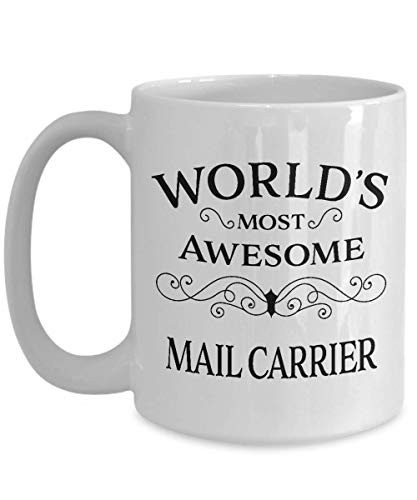 Best Present for Mail Carrier - Thank You Retirement Appreciation Day Christmas Birthday Leaving - Mailman Mail Man Postal Postman Letter Postie Parcel Courier Post Office Service - 15oz