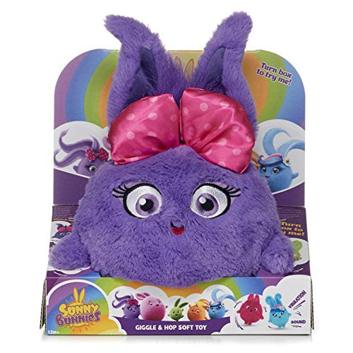 Sunny Bunnies Posh Paws 37427 Large Feature Iris Giggle  and  Hop Soft Toy-29cm  11 inch