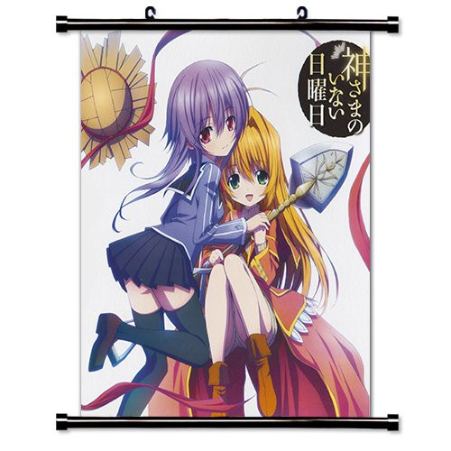 Sunday Without God  Kami-sama no Inai Nichiyoubi  Anime Fabric Wall Scroll Poster  16 x 18  Inches. WP -Sun-12