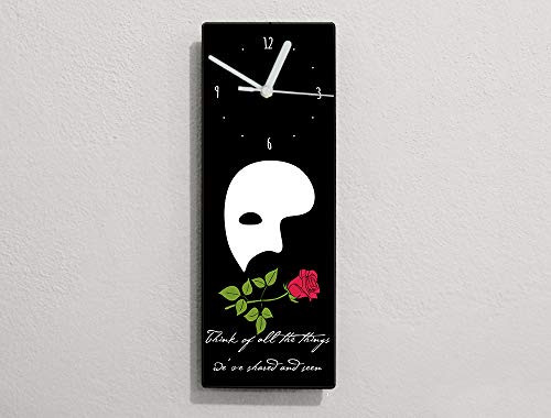 Phantom of the Opera Quotes -Think of all the things We ve shared and seen- Wall Clock Phantom of the Opera Quotes -Think of all the things We ve shared and seen- Wall Clock