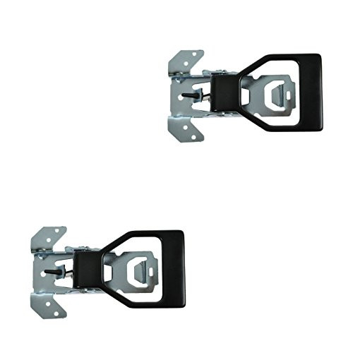 Black Inner Interior Inside Door Handle Pair Set for 82-92 Camaro Firebird