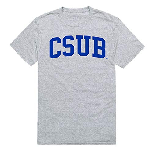 CSUB Cal State University Bakersfield Game Day Tee T-Shirt Heather Grey Medium